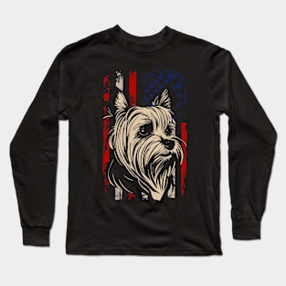 Elegant Emissaries Trendy Tee for Fans of Yorkshire Terriers Long Sleeve T-Shirt